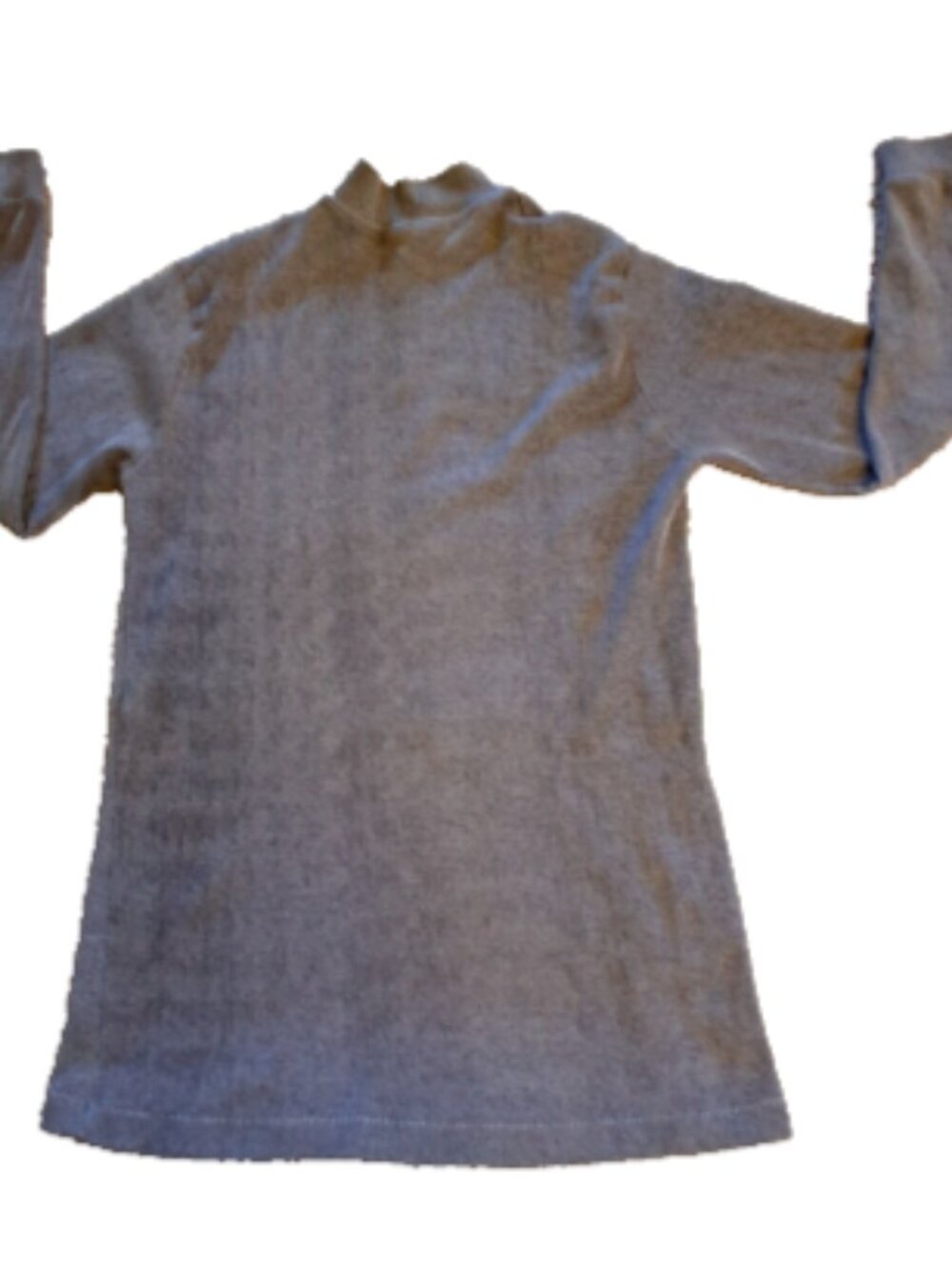 Scandia Woods Men's Size M Gray Long Sleeve Mock Neck Pullover Sweater Shirt
